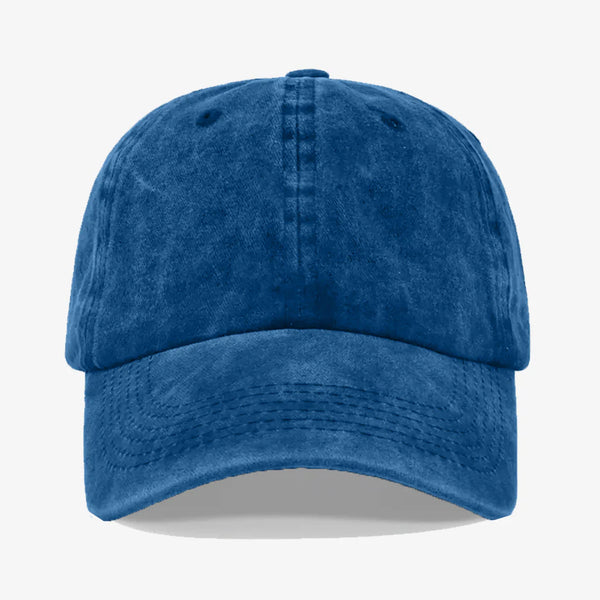 GORRA BASIC PERSONALIZADA AZUL PRELAVADA