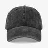 GORRA BASIC PERSONALIZADA NEGRA PRELAVADA