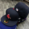 GORRA - PLANA - BOSTON RED SOX- NEGRO