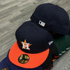 GORRA - PLANA - HOUSTON ASTROS - NEGRO x NARANJA