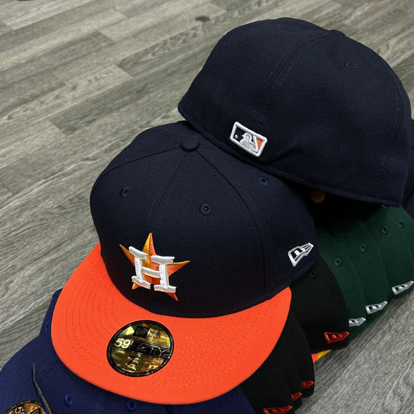 GORRA - PLANA - HOUSTON ASTROS - NEGRO x NARANJA
