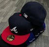 GORRA - PLANA - ATLANTA BAVES- NEGRO X ROJO