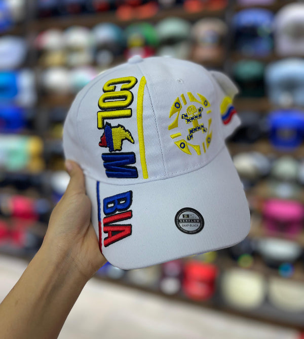 GORRA- COLOMBIA BLANCA EQ