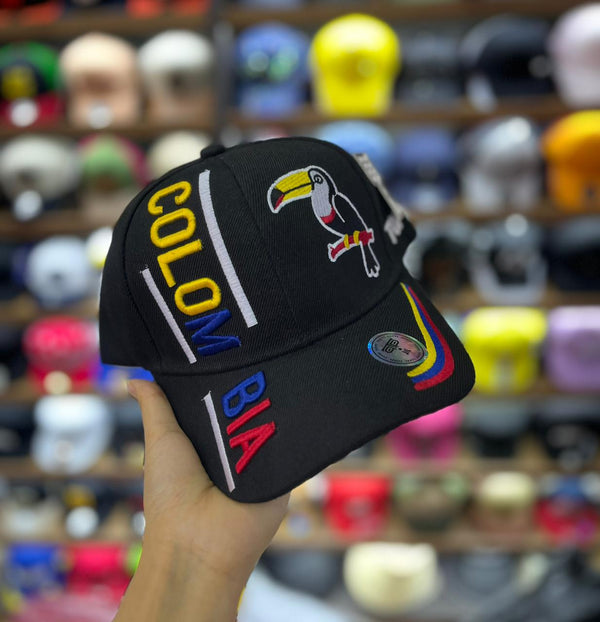 GORRA- COLOMBIA NEGRA TUCÁN