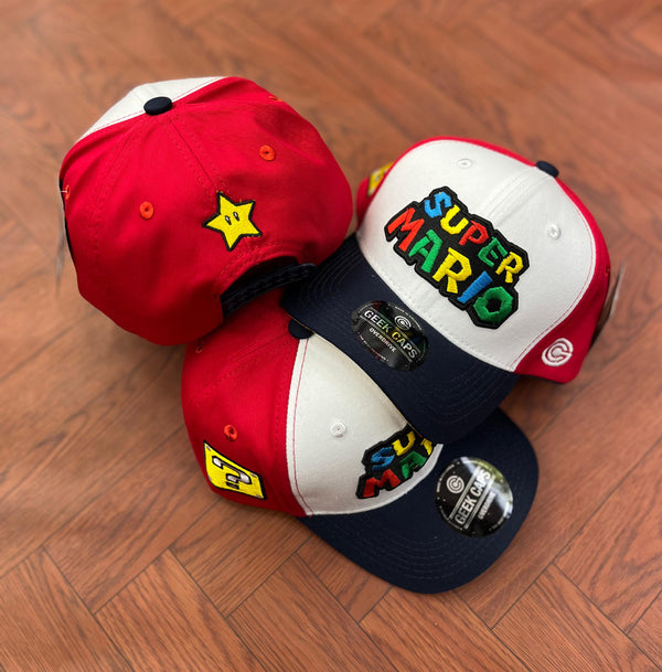 GORRA INFANTIL - SÚPER MARIO - ROJO X BLACO X AZUL