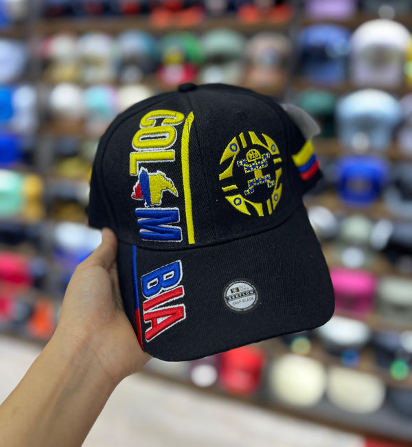 GORRA- COLOMBIA NEGRA EQ