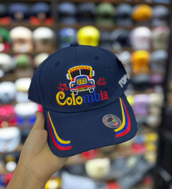 GORRA- COLOMBIA AZUL CAMION