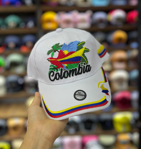 GORRA- COLOMBIABLANCA LORO COLOMBIA