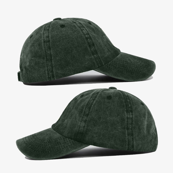 GORRA BASIC PERSONALIZADA VERDE PRELAVADA