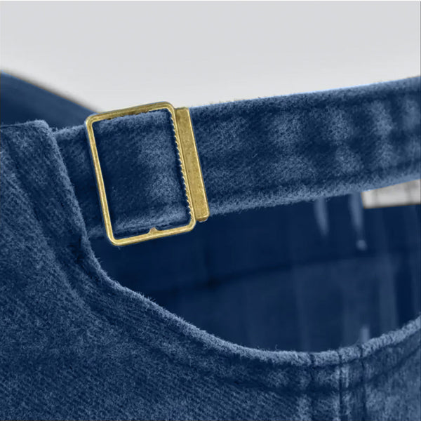 GORRA BASIC PERSONALIZADA AZUL PRELAVADA