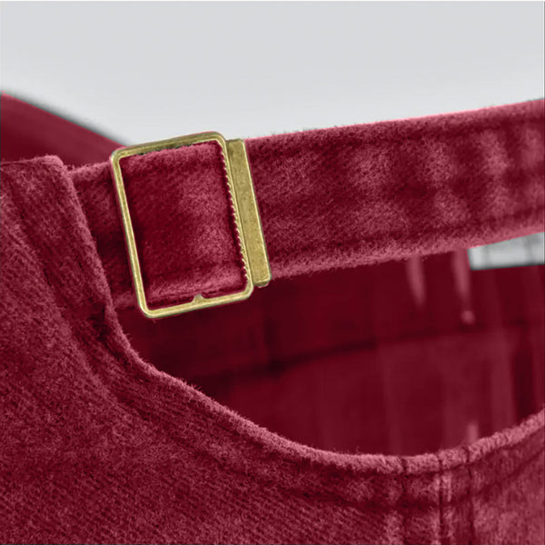 GORRA BASIC PERSONALIZADA ROJA PRELAVADA